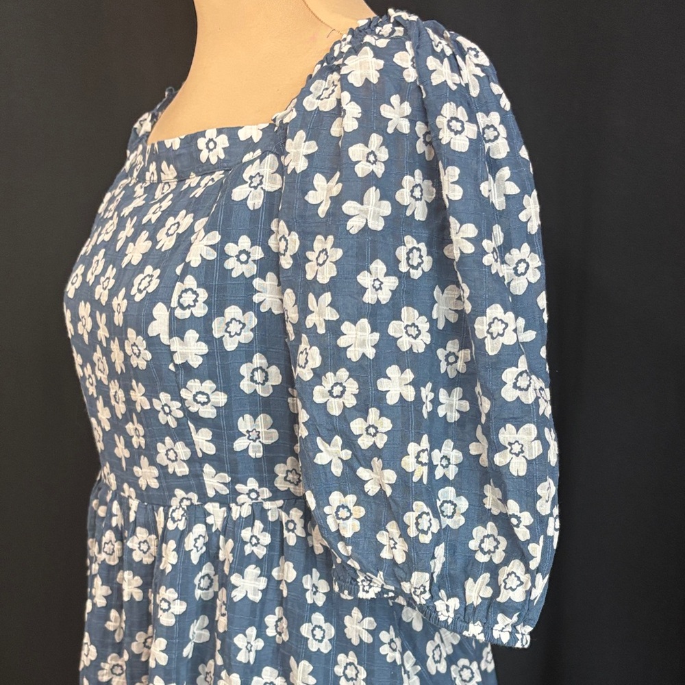 American Eagle Outfitters Blue Floral Mini Dress - Picture 4 of 6